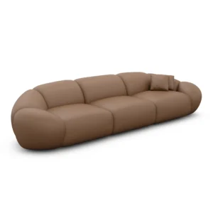 Echtleder 4-Sitzer Couch Solira