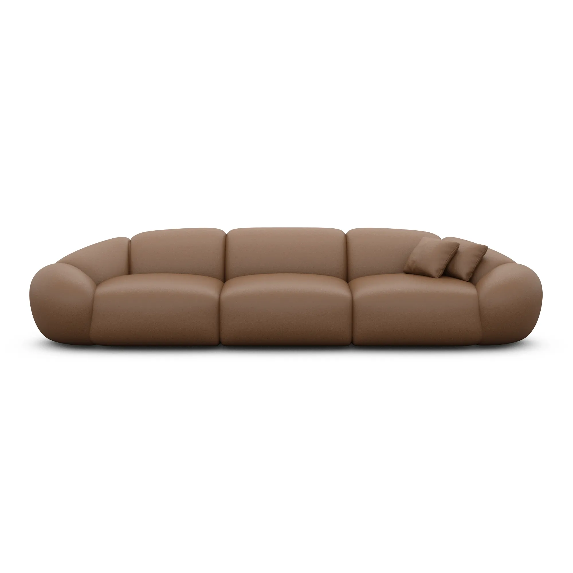 Echtleder 4-Sitzer Couch Solira – Bild 31