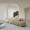 Echtleder 4-Sitzer Couch Solira – Bild 7