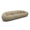 Echtleder 4-Sitzer Couch Solira – Bild 9