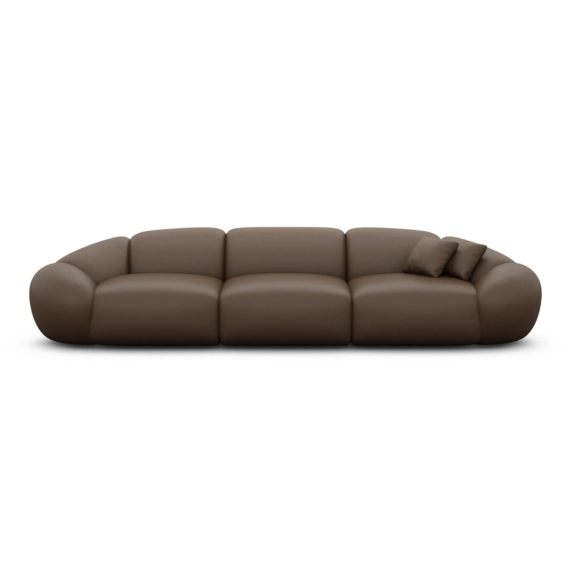 Echtleder 4-Sitzer Couch Solira – Bild 13