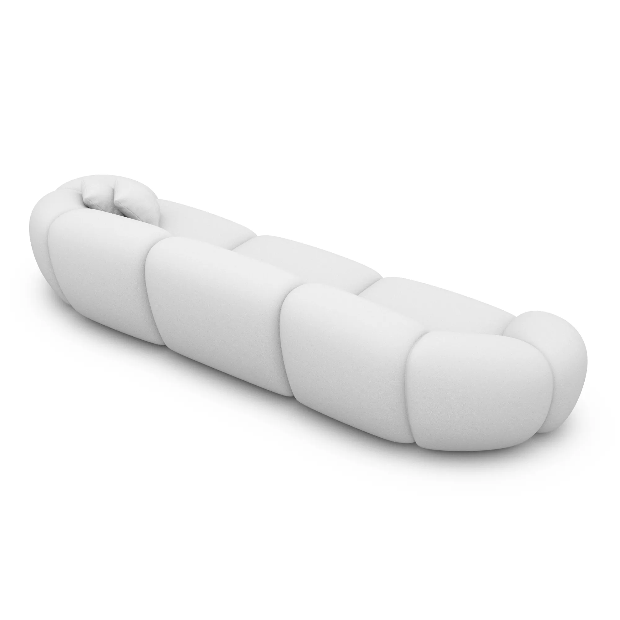 Echtleder 4-Sitzer Couch Solira – Bild 23