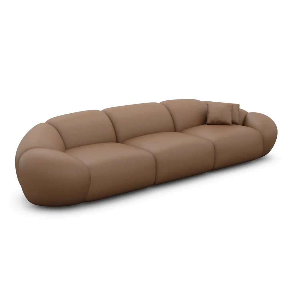 Kunstleder 4-Sitzer Couch Solira