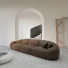 Kunstleder 4-Sitzer Couch Solira – Bild 2