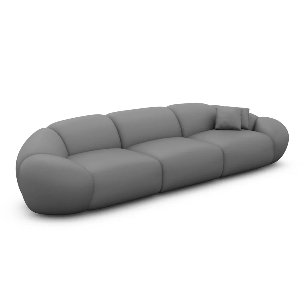 Kunstleder 4-Sitzer Couch Solira