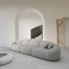 Kunstleder 4-Sitzer Couch Solira – Bild 4