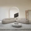 Bouclé Ecksofa Solira