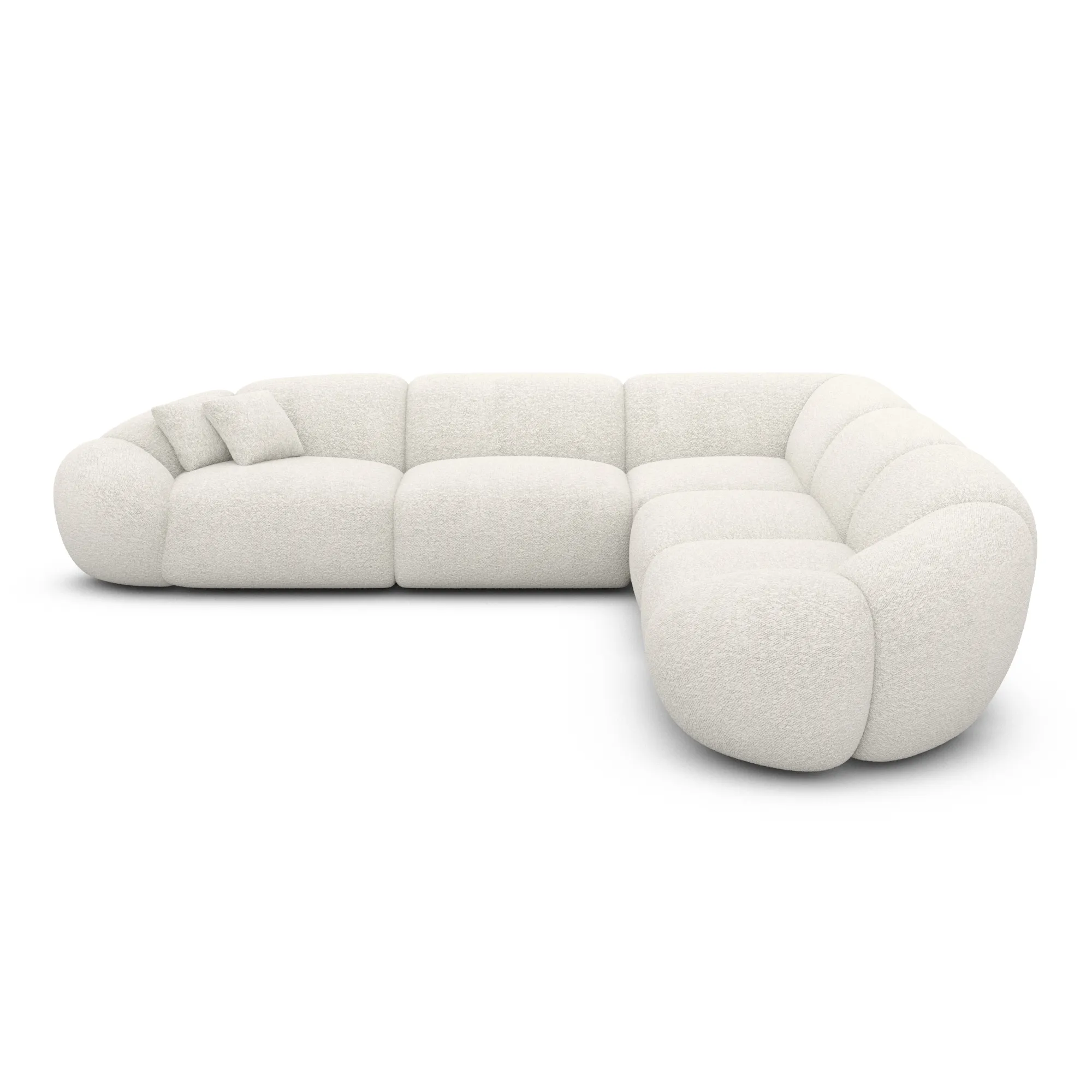 Bouclé Ecksofa Solira – Bild 8