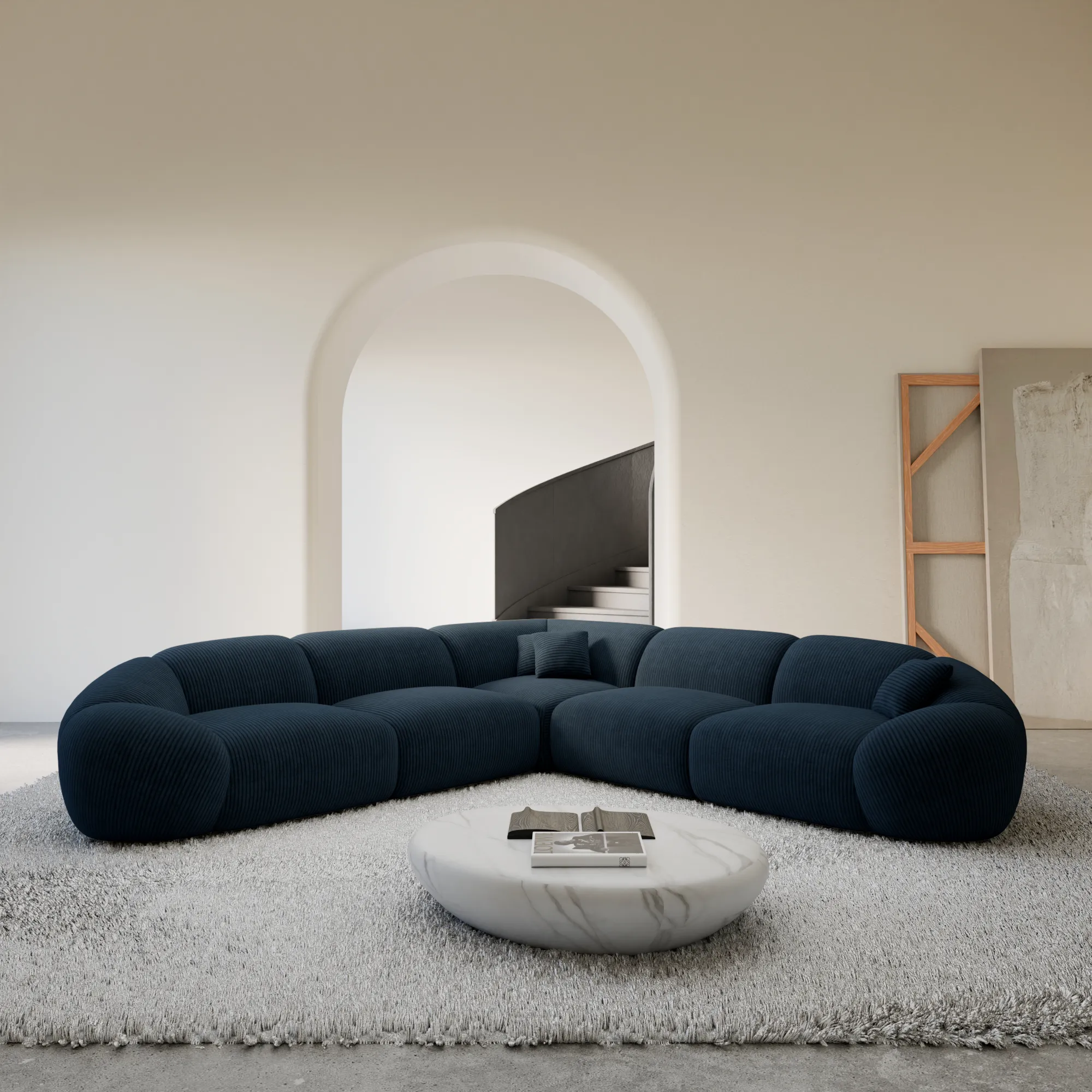 Cord Ecksofa Solira – Bild 3