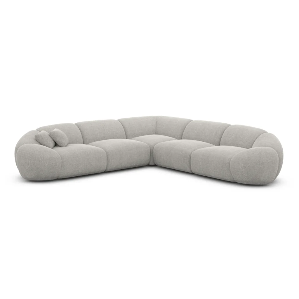 Strukturstoff Ecksofa Solira