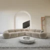 Samtstoff Ecksofa Solira – Bild 4