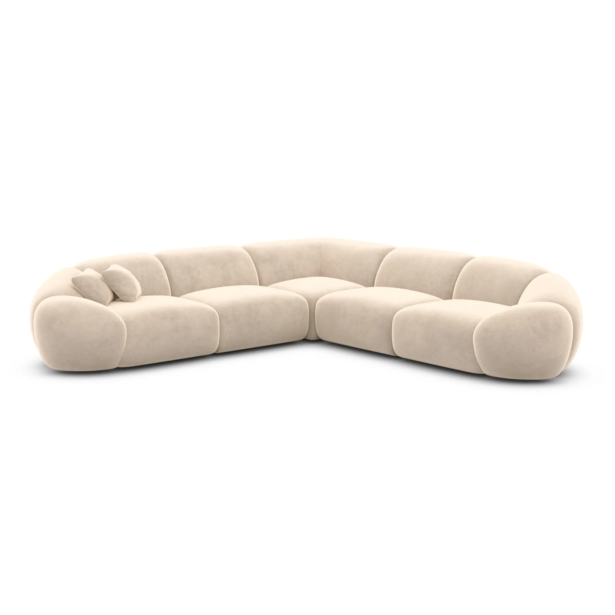 Samtstoff Ecksofa Solira – Bild 34