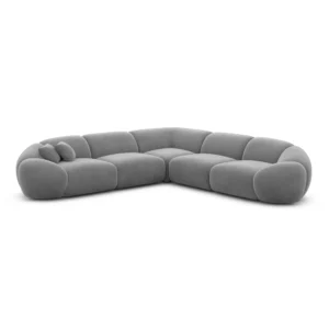 Samtstoff Ecksofa Solira