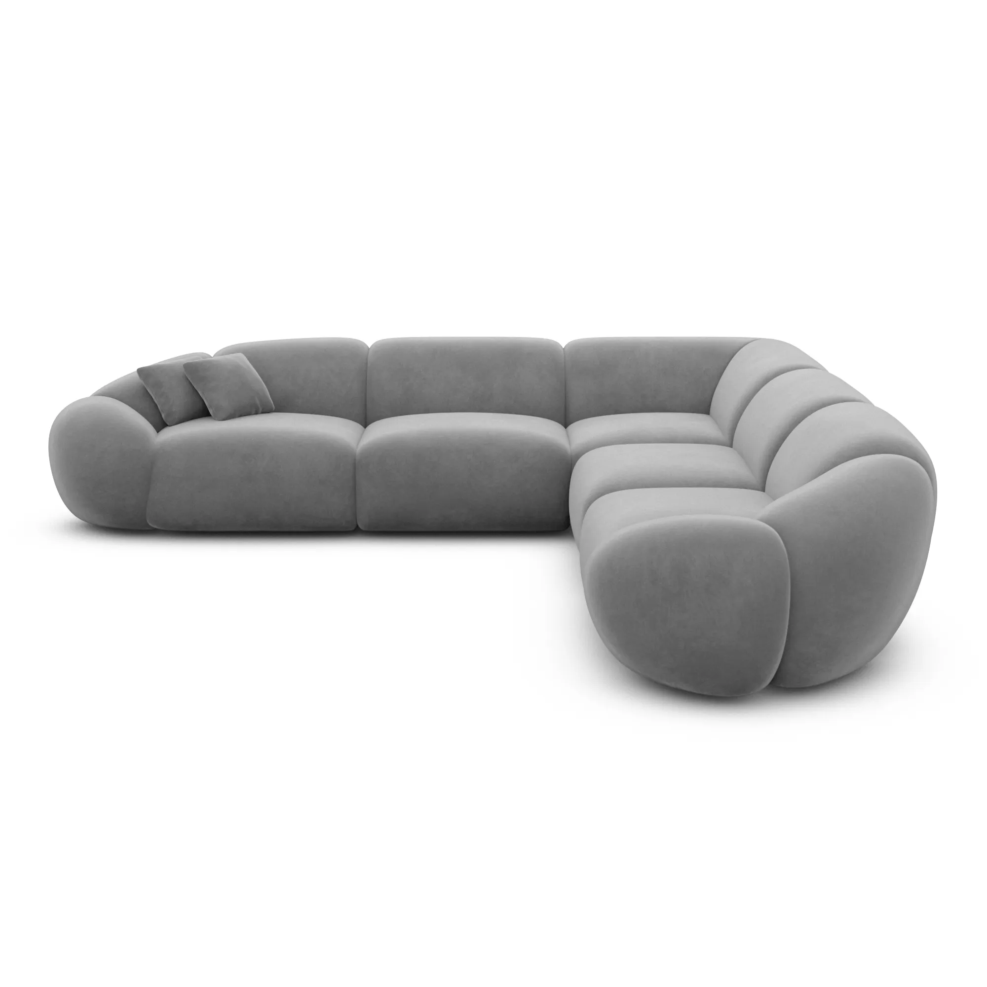 Samtstoff Ecksofa Solira – Bild 38