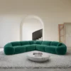 Samtstoff Ecksofa Solira – Bild 6