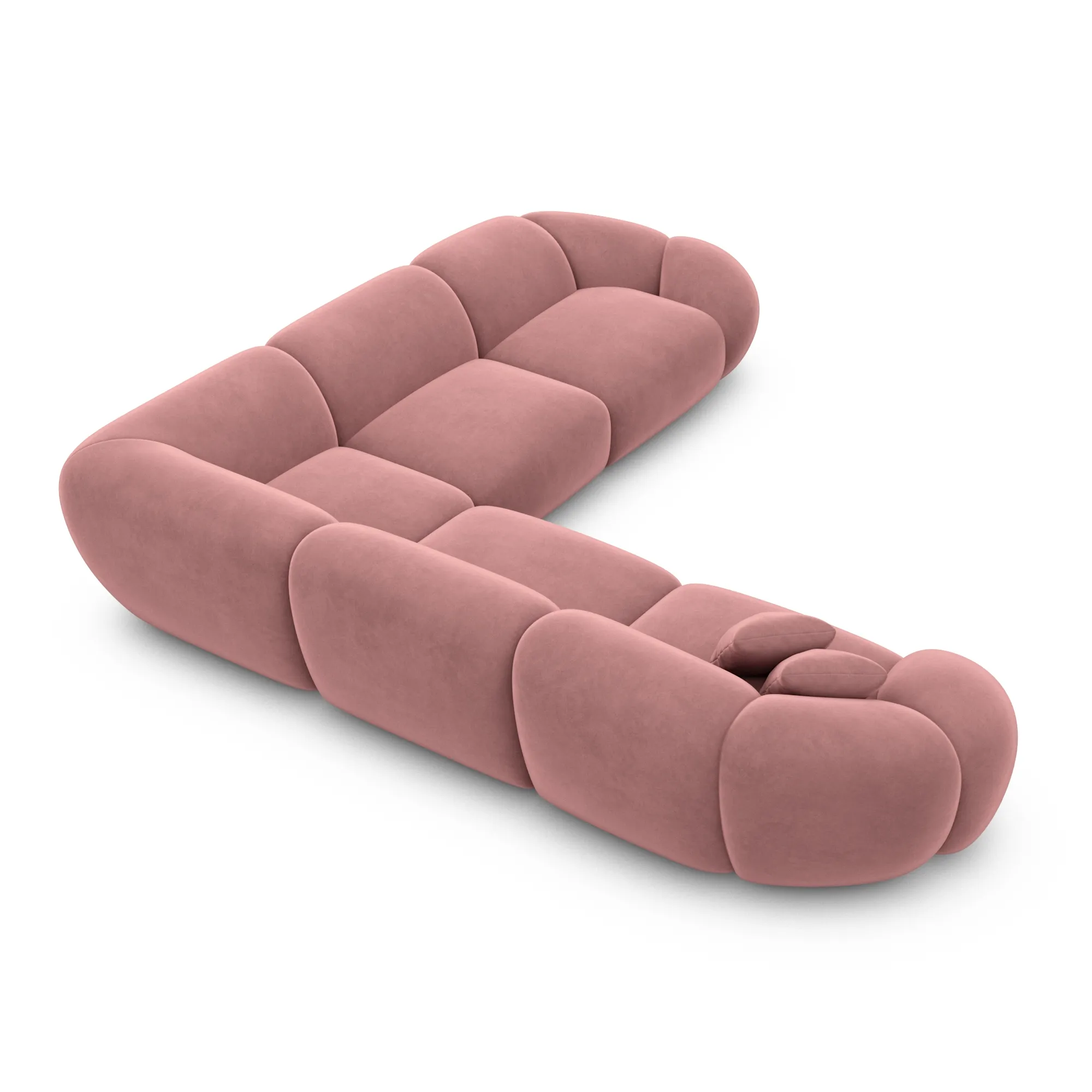 Samtstoff Ecksofa Solira – Bild 15