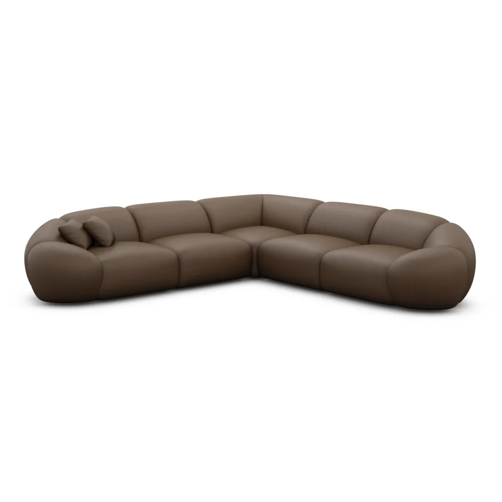 Kunstleder Ecksofa Solira