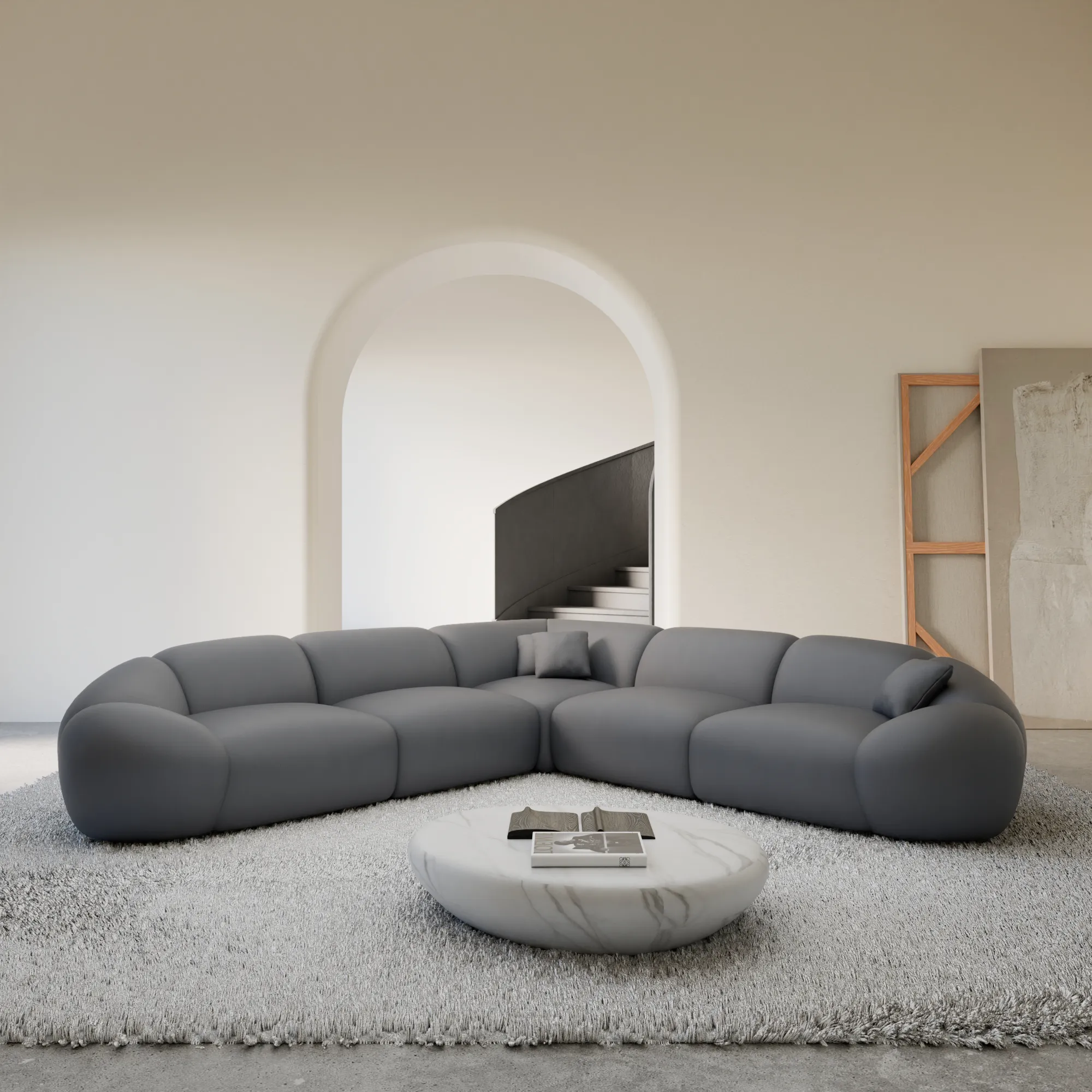 Kunstleder Ecksofa Solira – Bild 3