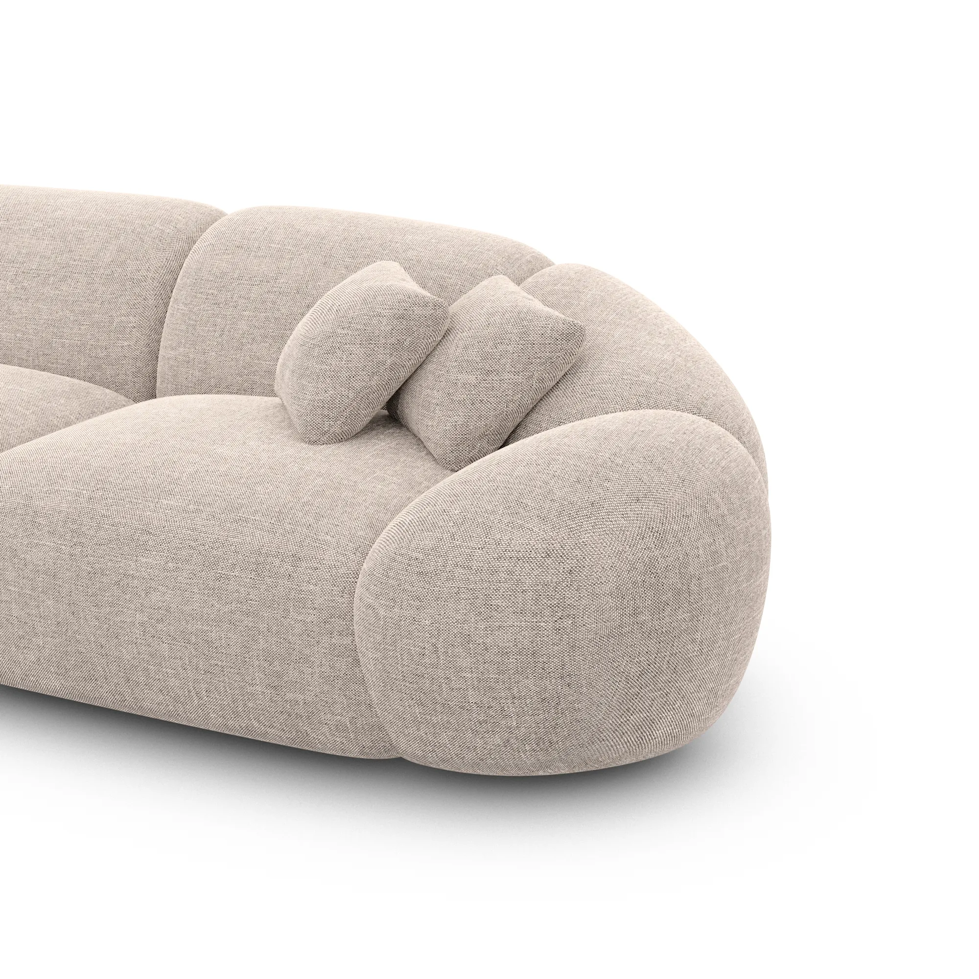 Strukturstoff Ecksofa Solira – Bild 41