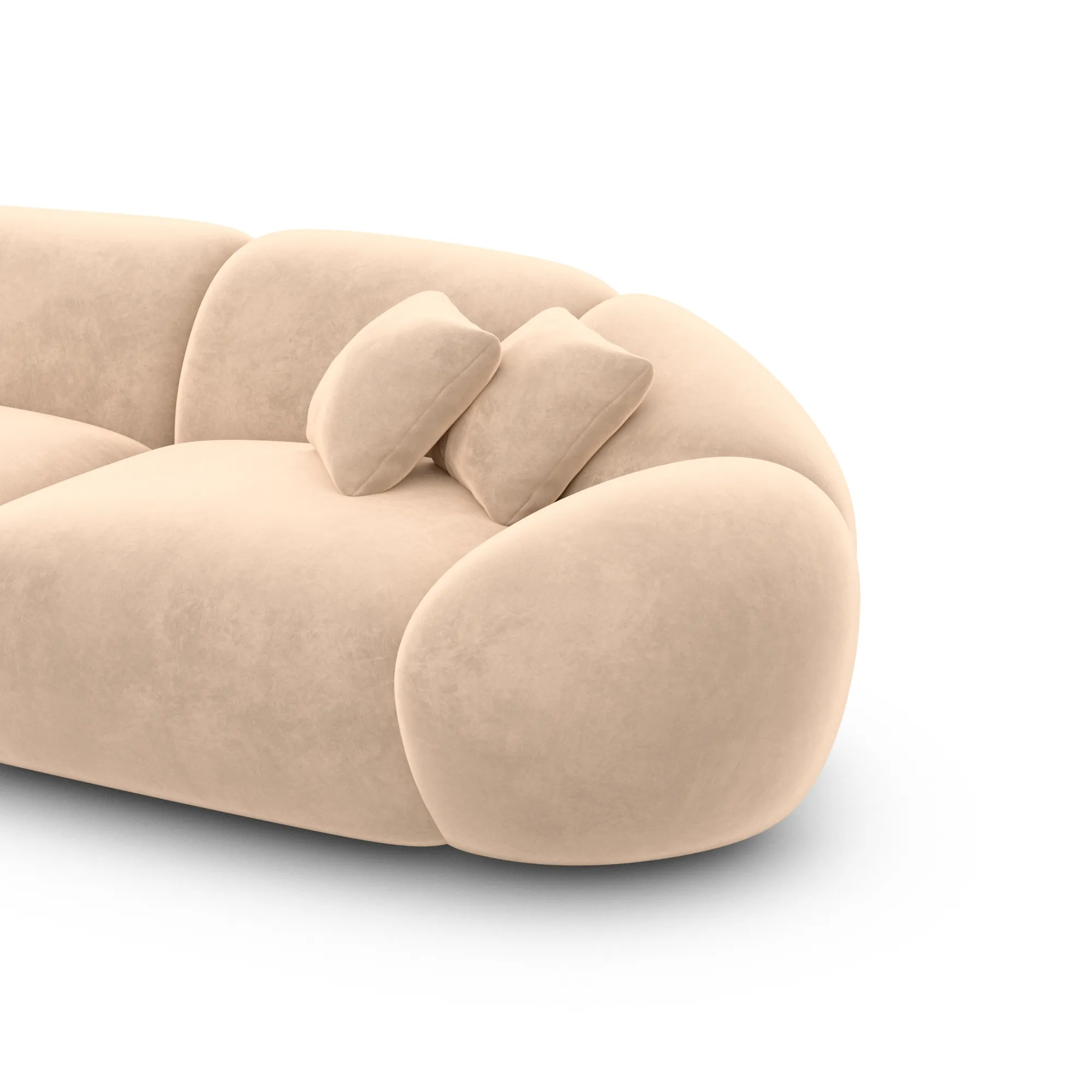 Samtstoff Ecksofa Solira – Bild 53
