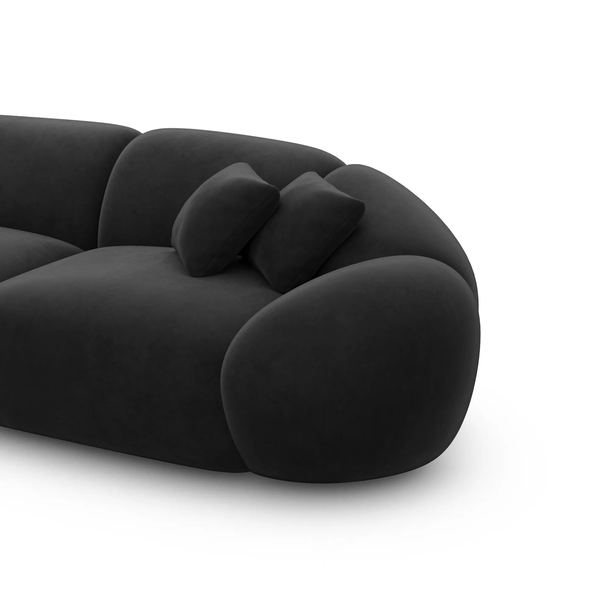 Samtstoff Ecksofa Solira – Bild 54
