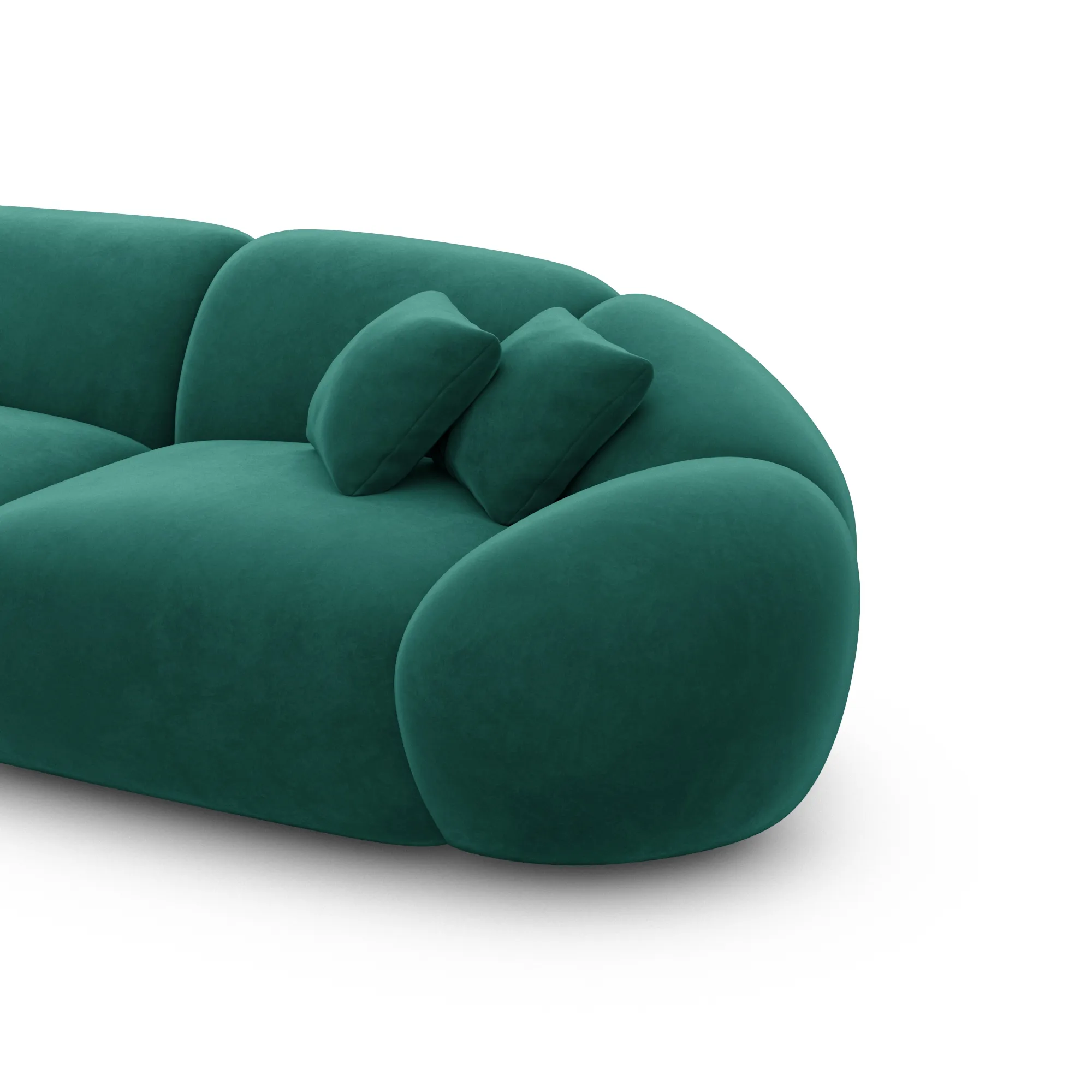 Samtstoff Ecksofa Solira – Bild 58
