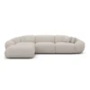 Bouclé L-Form Sofa Solira – Bild 14