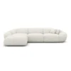Bouclé L-Form Sofa Solira – Bild 17