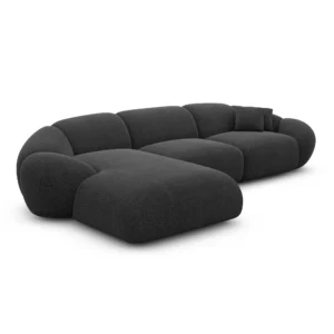 Strukturstoff L-Form Sofa Solira