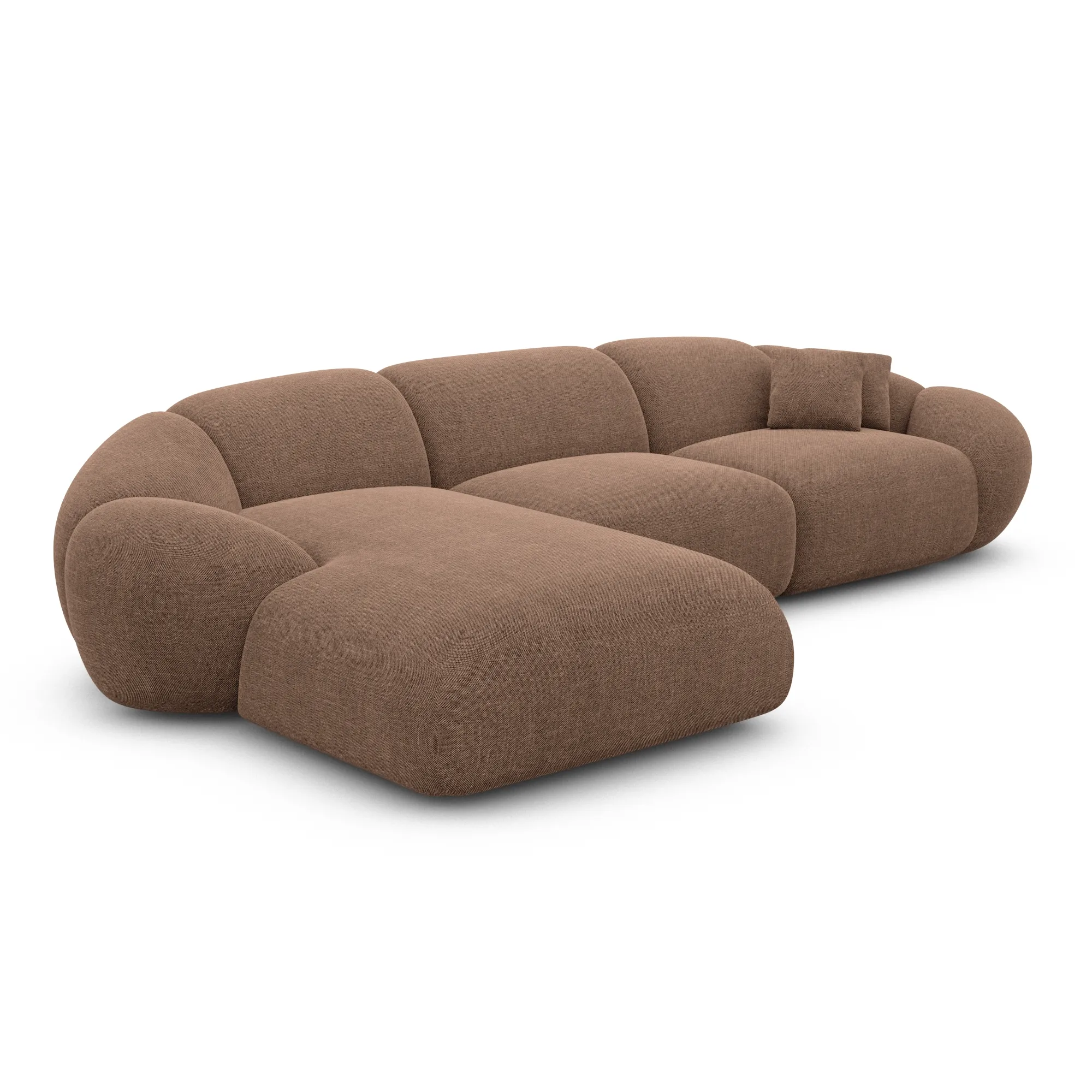 Strukturstoff L-Form Sofa Solira – Bild 78