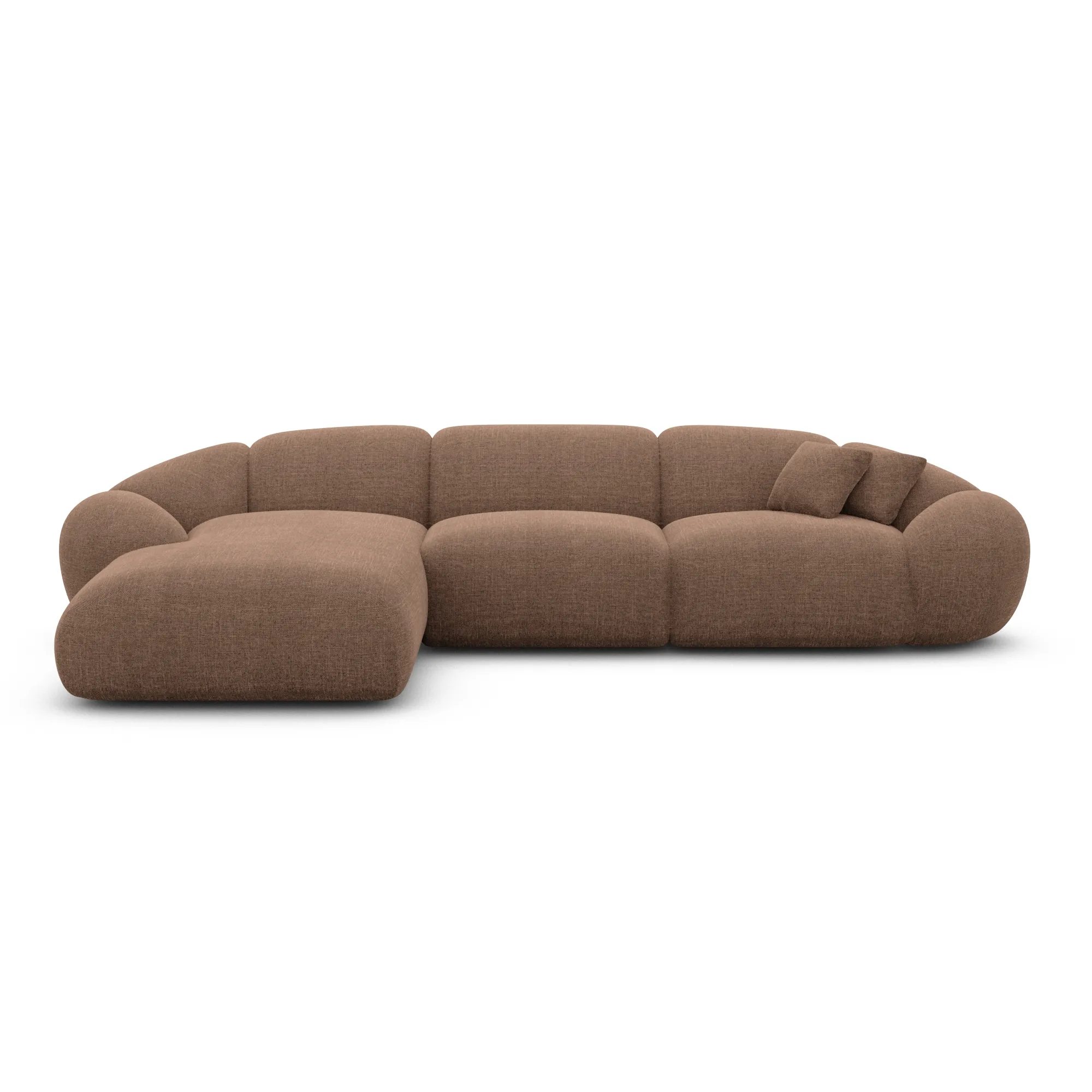 Strukturstoff L-Form Sofa Solira – Bild 79