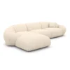 Strukturstoff L-Form Sofa Solira – Bild 21