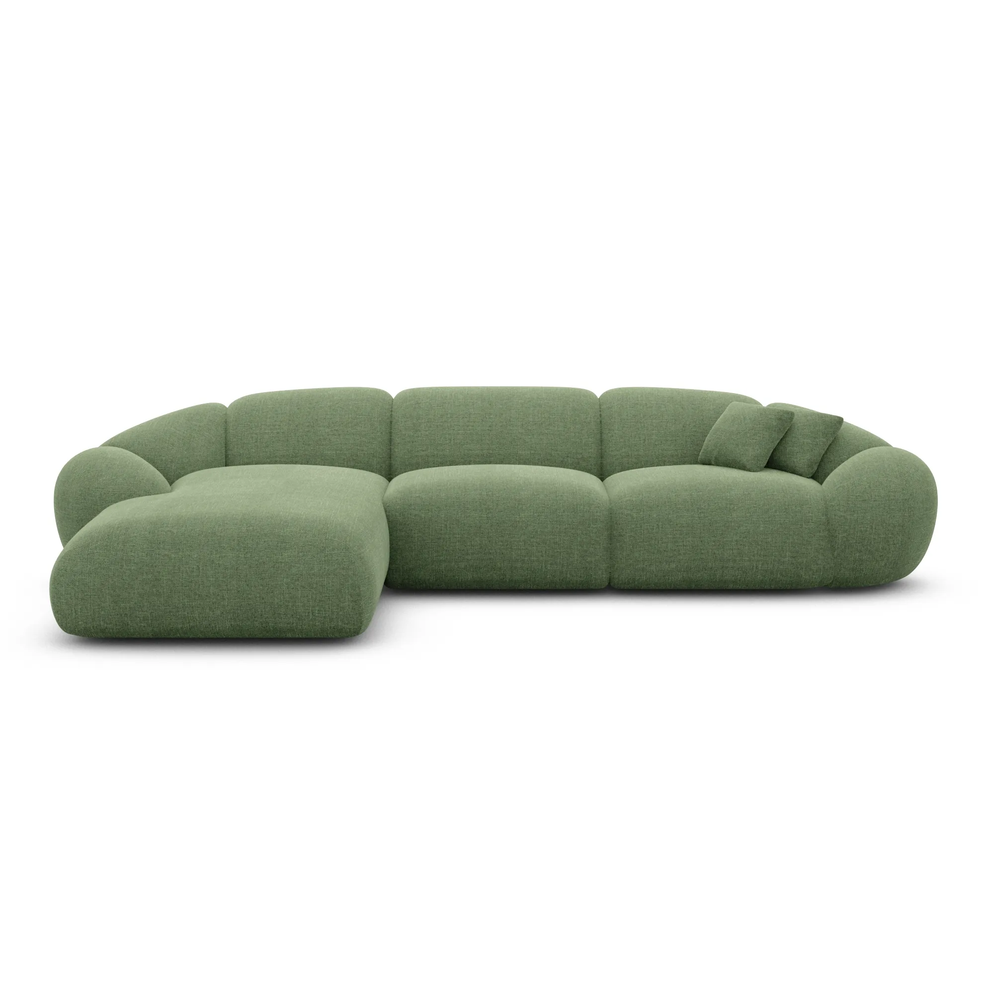 Strukturstoff L-Form Sofa Solira – Bild 28