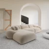 Samtstoff L-Form Sofa Solira – Bild 11