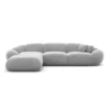 Samtstoff L-Form Sofa Solira – Bild 95