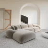 Samtstoff L-Form Sofa Solira – Bild 18