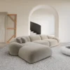 Samtstoff L-Form Sofa Solira – Bild 19