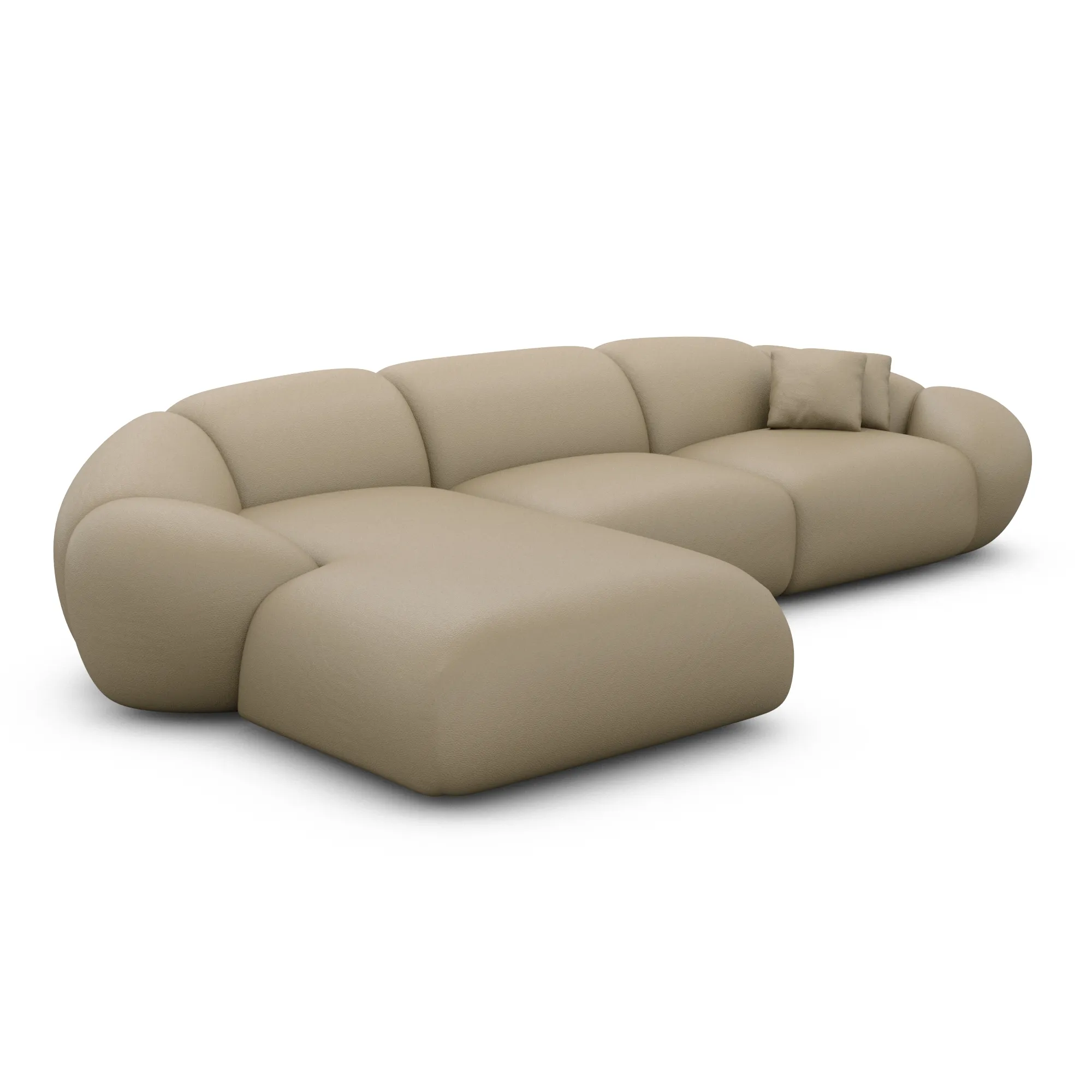 Echtleder L-Form Sofa Solira – Bild 26