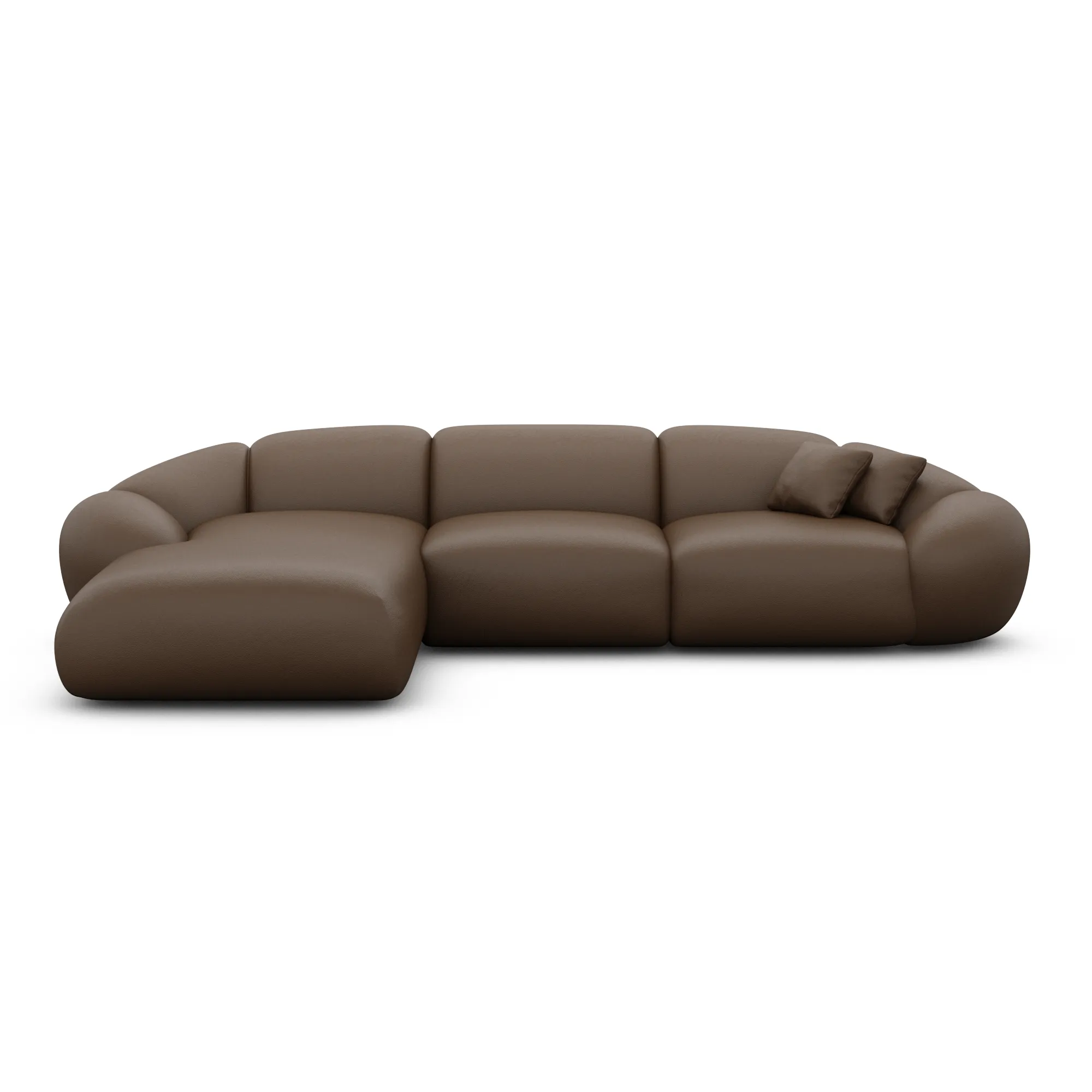 Echtleder L-Form Sofa Solira – Bild 30