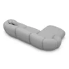 Echtleder L-Form Sofa Solira – Bild 37