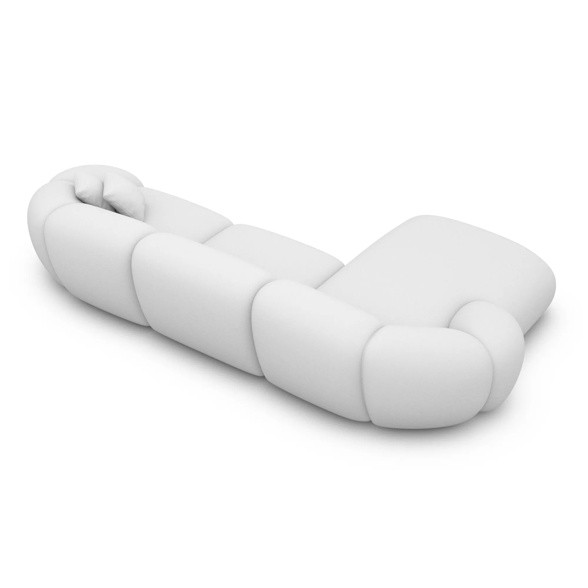 Echtleder L-Form Sofa Solira – Bild 40