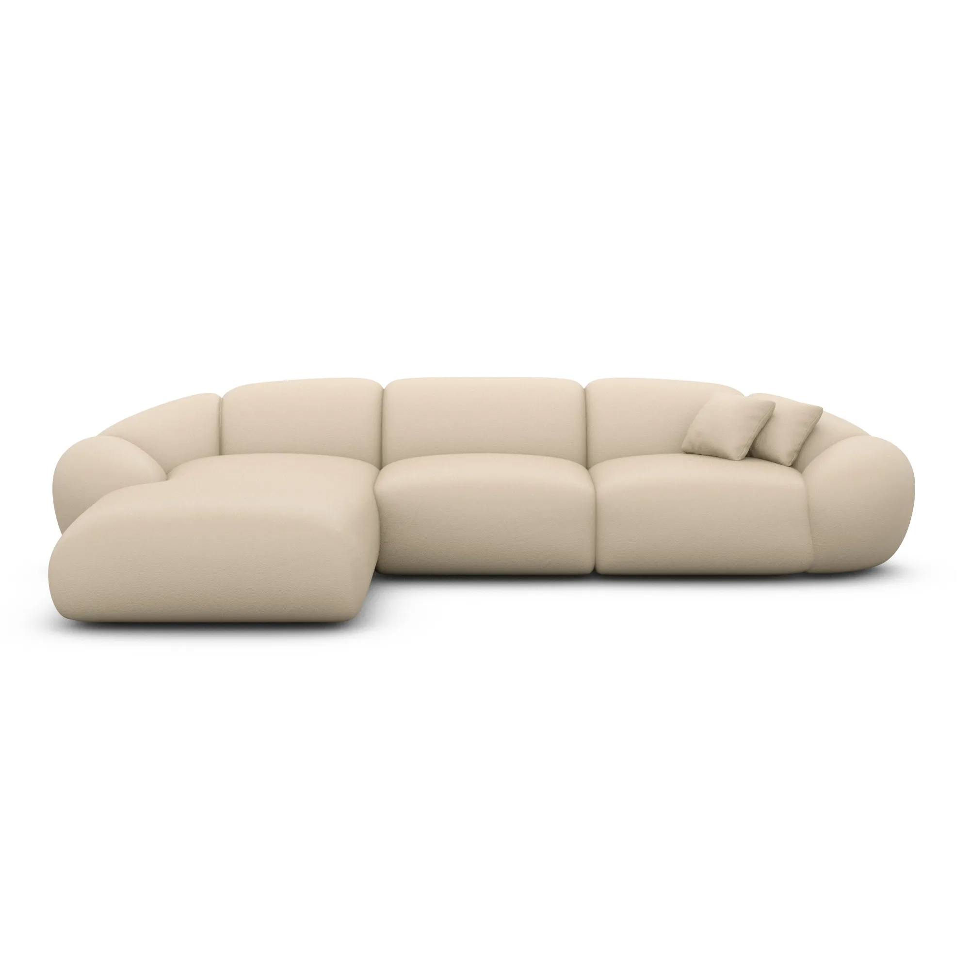Kunstleder L-Form Sofa Solira – Bild 36