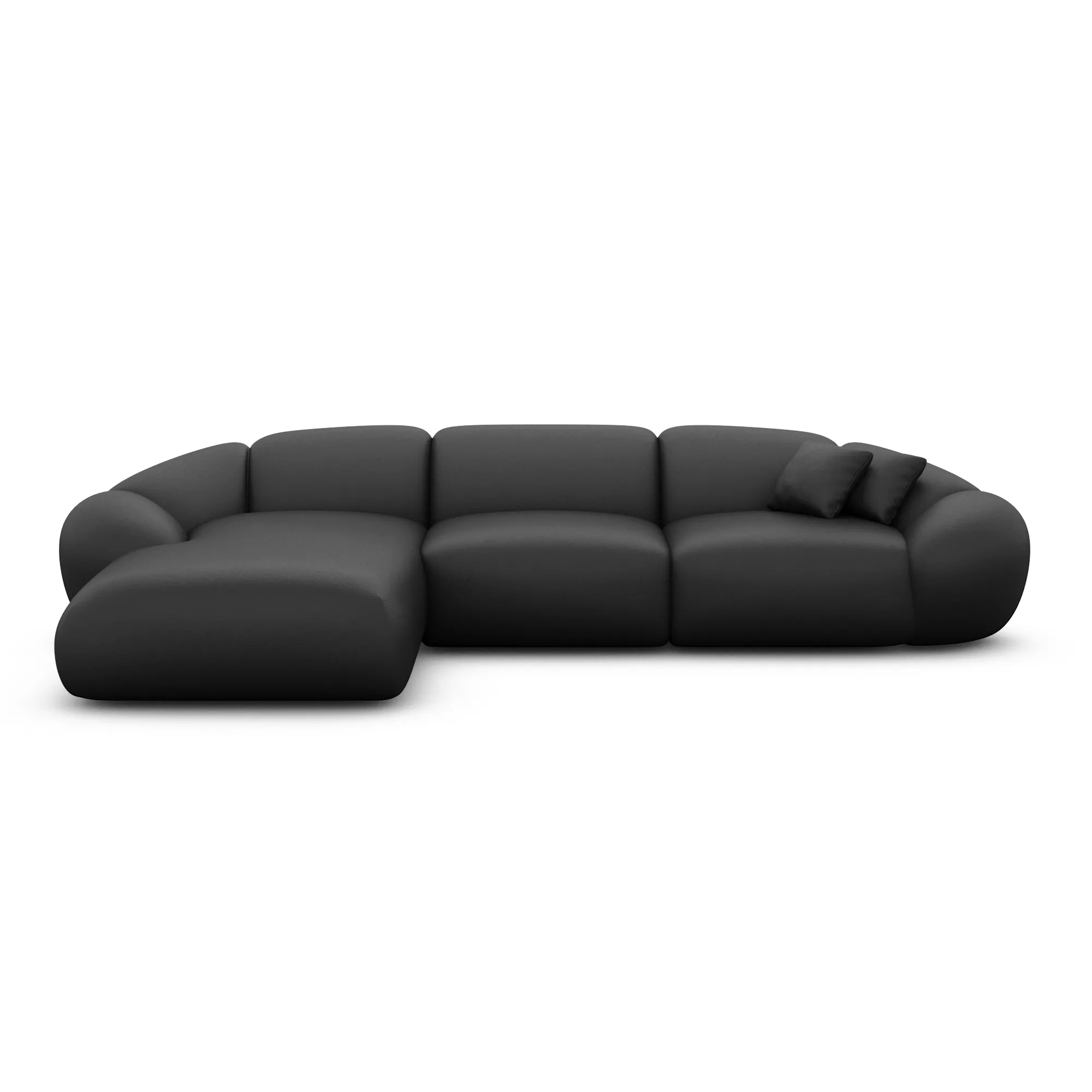 Kunstleder L-Form Sofa Solira – Bild 39