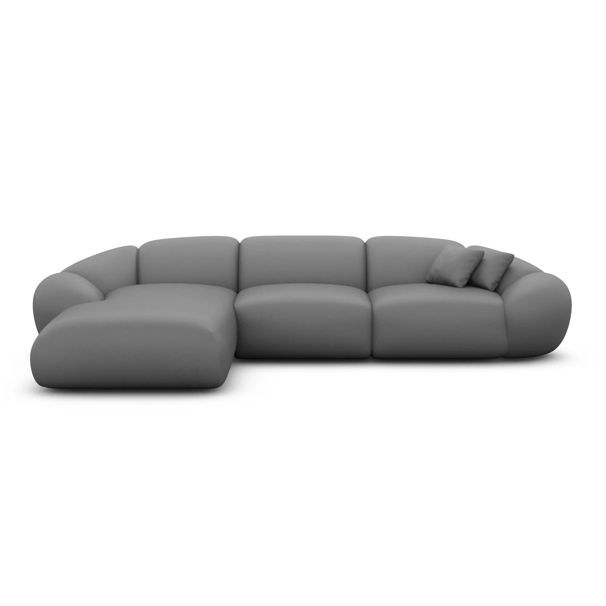 Kunstleder L-Form Sofa Solira – Bild 51