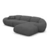 Bouclé L-Form Sofa Solira – Bild 19