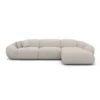 Bouclé L-Form Sofa Solira – Bild 23