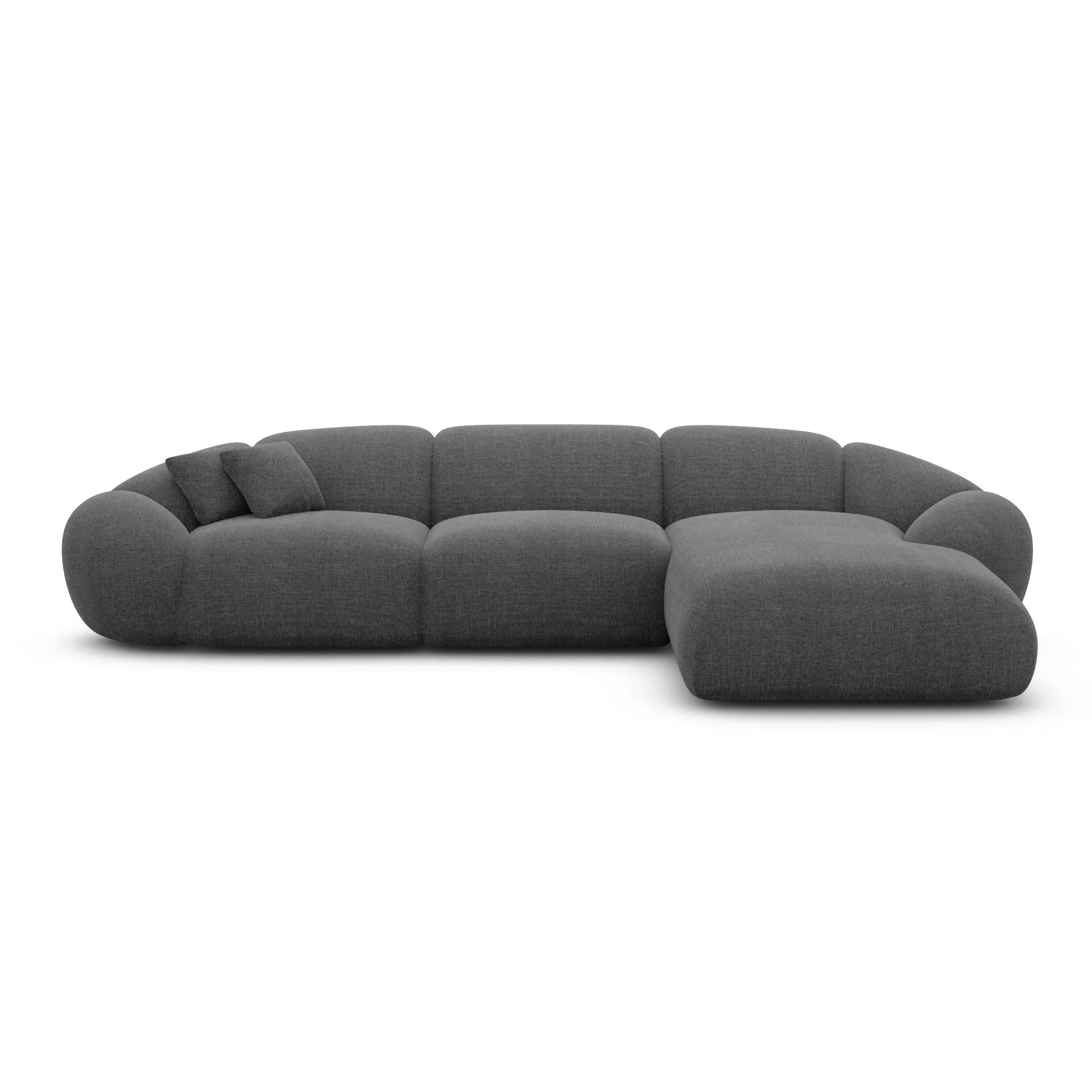Strukturstoff L-Form Sofa Solira – Bild 40