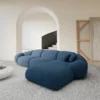 Strukturstoff L-Form Sofa Solira – Bild 20