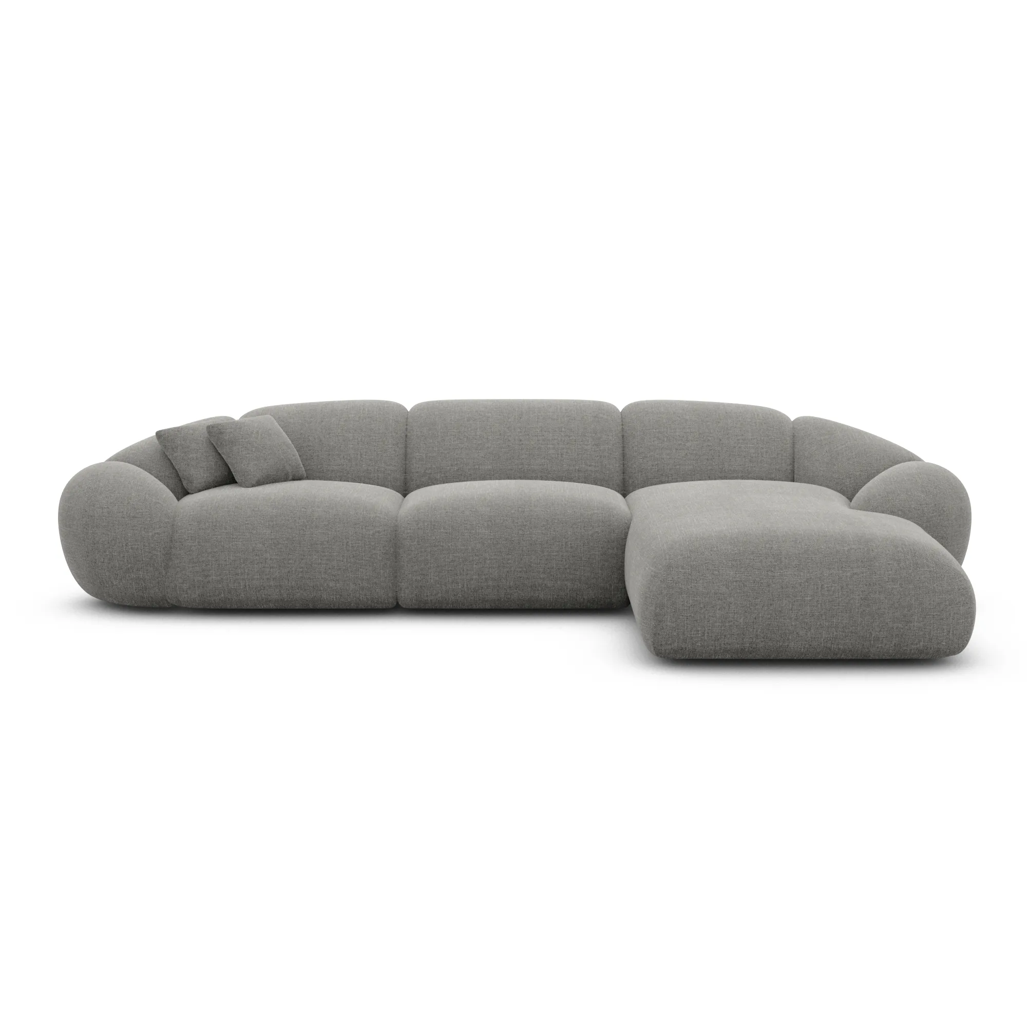 Strukturstoff L-Form Sofa Solira – Bild 61