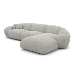 Strukturstoff L-Form Sofa Solira